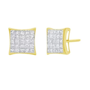 14K 0.74ct Diamond Stud Earrings - Image 1