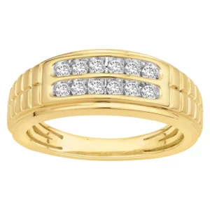 14K 0.50ct Diamond Men's Rings - Image 1