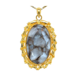 22K Turquoise Pendant - Image 1