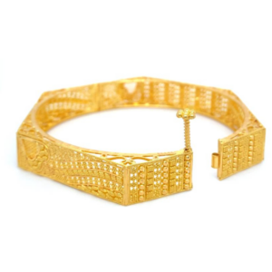 22K Hexagon Bangle - Image 3