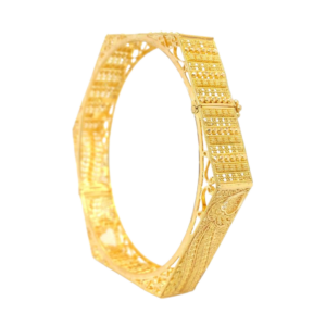 22K Hexagon Bangle - Image 2