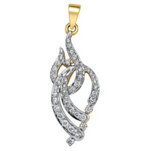 14K 0.79ct Diamond Pendant - Image 1