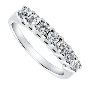 14K 0.75ct Diamond Women's Band Ring - Image 1