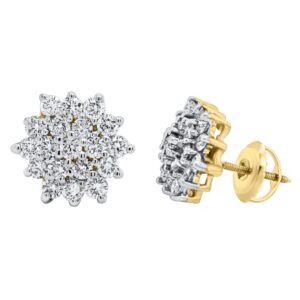 18K 0.50ct Diamond Earrings - Image 1