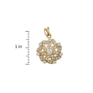 14K Flower Pendant - Image 3