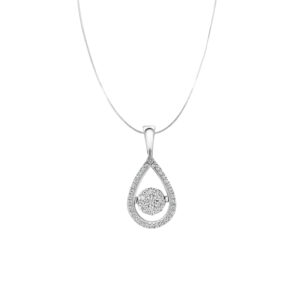 14K Diamond Pendant - Image 1