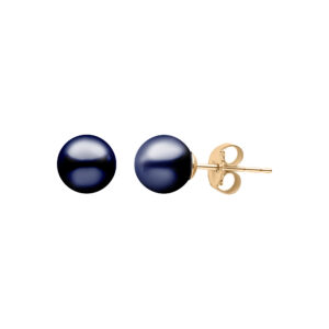 14K Freshwater Pearl Stud Earrings - Image 1