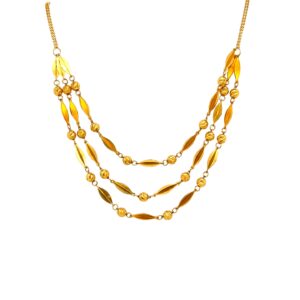 22K Three Layer Necklace - Image 1