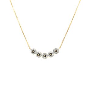 14K Diamond Trail Necklace - Image 1