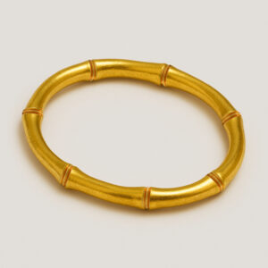 24K Bone Bangle (7 face close) - Image 1