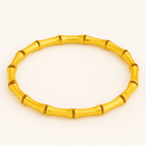 24K Bamboo Bangle Thin - Image 1