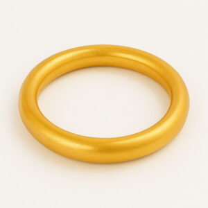 24K Full Round Thick Bangle - Image 1