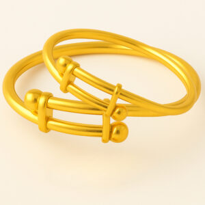 24K Adjustable Bangle (Medium) - Image 1