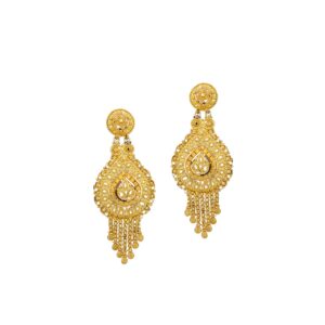 22K Gold Earrings - Image 1