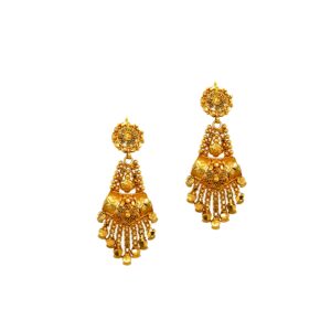 22K Gold Earrings - Image 1